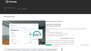 Screenshot of Web Hosting | Lightning Fast Hosting & One Click Setup - GoDaddy