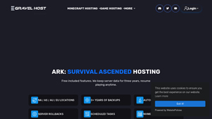 Screenshot of ARK: Survival Ascended Hosting, ARK Crossplay Server Hosting