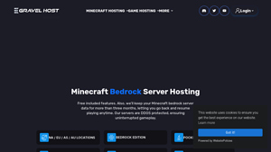 Screenshot of Minecraft Bedrock Server Hosting