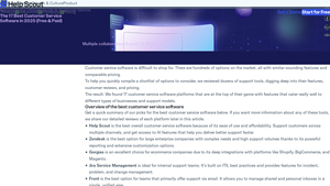 Screenshot of 17 Best Customer Service Software in 2025 (Free & Paid) - Help Scout