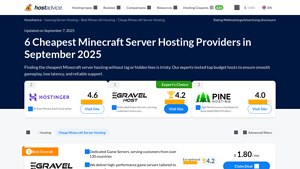 Screenshot of 6 Cheapest Minecraft Server Hosting Providers (Sep 2025)