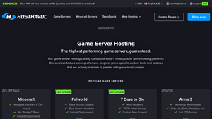 Screenshot of Game Server Hosting | Host Havoc
