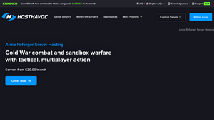 Screenshot of Host Havoc - Game Server and Infrastructure Hosting Provider