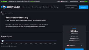 Screenshot of Rust Server Hosting | Host Havoc
