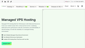 Screenshot of Best Managed VPS Hosting Provider