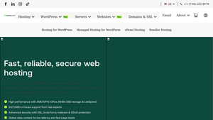 Screenshot of Low-Cost Hosting Solutions | Fast, Reliable Web Hosting