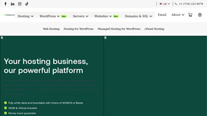 Screenshot of Reseller Hosting | Fast, Flexible Low-Cost Web Hosting Plans