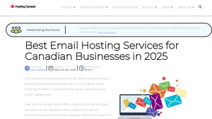 Screenshot of 4 Best Email Hosting Services for Security in 2025