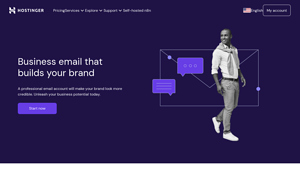 Screenshot of Business Email | Get a Professional Email Address in Minutes