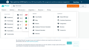 Screenshot of What is a Good Turnover Rate? - HR Cloud