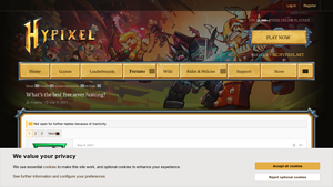 Screenshot of What's the best free sever hosting? | Hypixel Forums