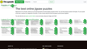 Screenshot of Free Online Jigsaw Puzzles