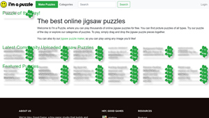 Screenshot of Free Online Jigsaw Puzzles