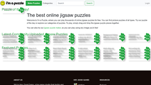 Screenshot of Free Online Jigsaw Puzzles