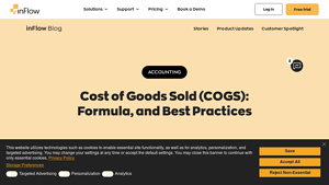 Screenshot of What is the Cost of Goods Sold (COGS) Formula? - inFlow Inventory