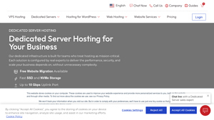 Screenshot of Best Dedicated Server Hosting 2025 - InMotion Hosting
