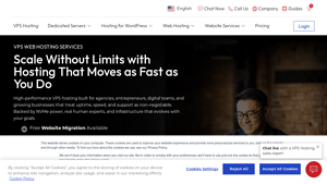 Screenshot of Best VPS Hosting & Managed VPS Services 2025 - InMotion Hosting