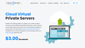 Screenshot of Cloud VPS Hosting Budget Windows and Linux by InterServer