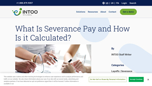 Screenshot of This Is How to Calculate Severance Pay - INTOO