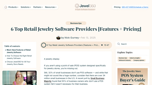 Screenshot of 6 Top Retail Jewelry Software Providers [Features + Pricing]