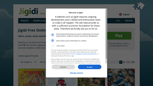 Screenshot of Jigidi.com: Free online jigsaw puzzles