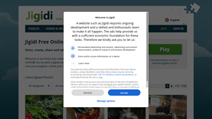 Screenshot of Jigidi.com: Free online jigsaw puzzles