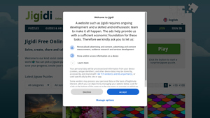 Screenshot of Jigidi.com: Free online jigsaw puzzles