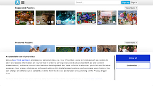 Screenshot of Free Online Jigsaw Puzzles
