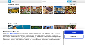Screenshot of Free Online Jigsaw Puzzles