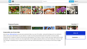 Screenshot of Free Online Jigsaw Puzzles