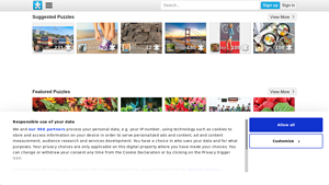 Screenshot of Free Online Jigsaw Puzzles