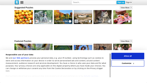 Screenshot of Free Online Jigsaw Puzzles