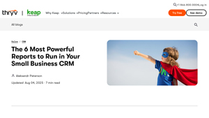 Screenshot of The 6 Most Powerful Reports to Run in Your Small Business CRM