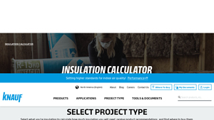 Screenshot of Attic & Wall Insulation Calculator