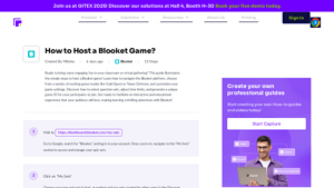 Screenshot of How to Host a Blooket Game? - Kopyst