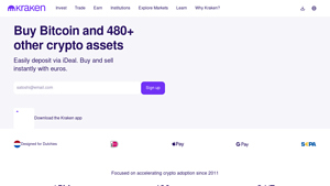 Screenshot of Kraken: Buy and sell crypto securely