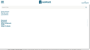 Screenshot of Auto Loan Refinance Calculator - Landmark Credit Union