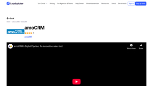 Screenshot of Discover amoCRM - Rated 4 | Compare Top CRMs