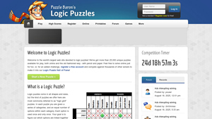 Screenshot of Logic Puzzles by Puzzle Baron