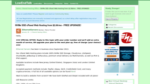 Screenshot of NVMe SSD cPanel Web Hosting from $2.06/mo - FREE UPGRADE ...