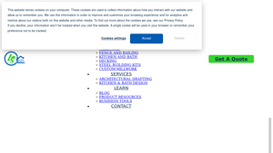 Screenshot of Roofing Calculator - LS Building Products