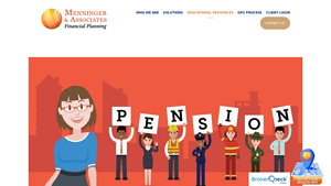 Screenshot of Understanding PSERS Retirement Options - Menninger & Associates