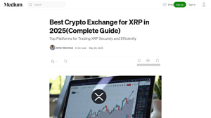 Screenshot of Best Crypto Exchange for XRP in 2025(Complete Guide) - Medium