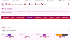 Screenshot of Word Games - Improve your vocabulary with exciting games