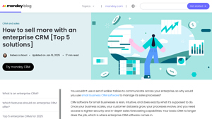 Screenshot of How to sell more with an enterprise CRM [Top 5 solutions]