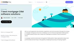 Screenshot of 7 best mortgage CRM software solutions