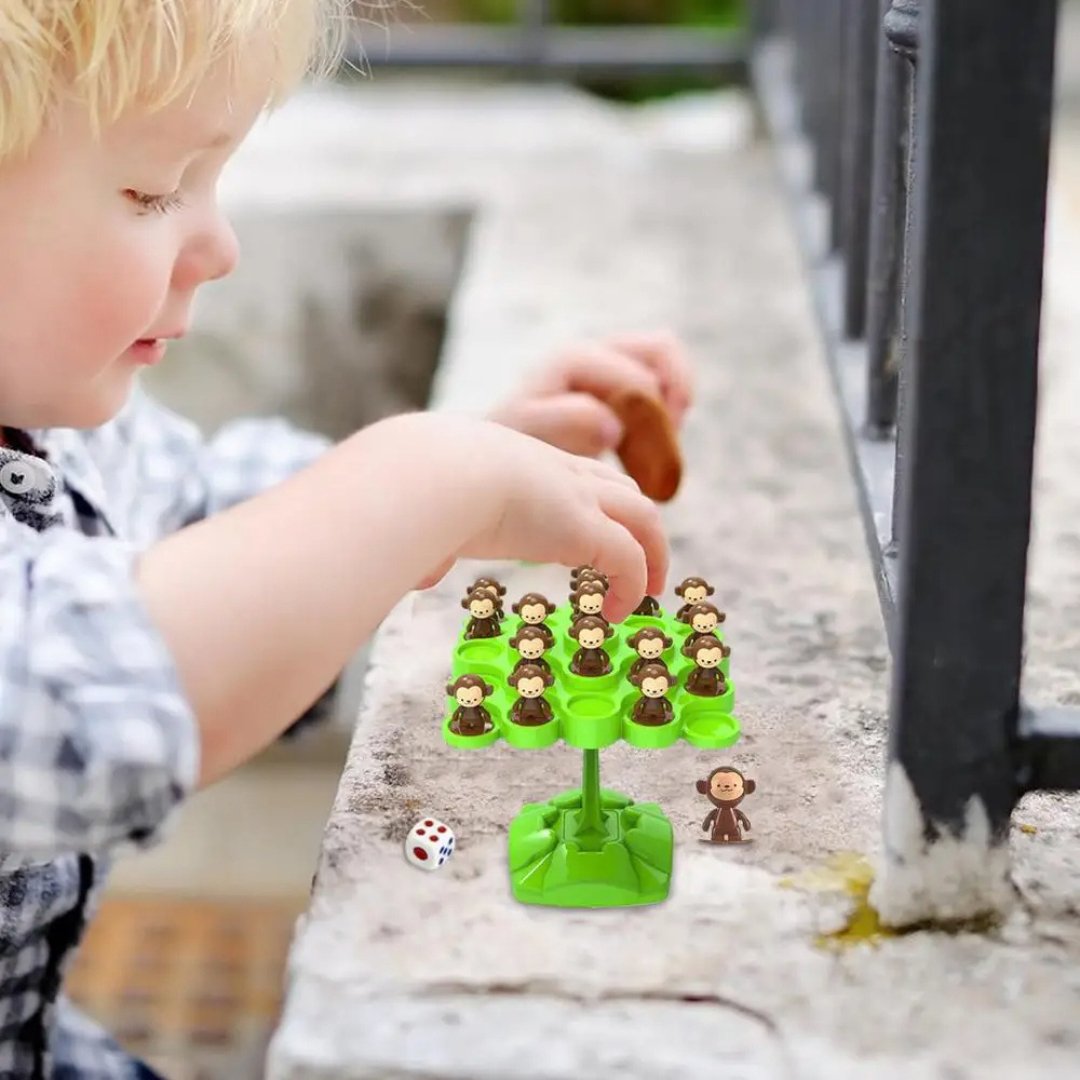 Featured image for monkey puzzle tree - Balancing Monkey Tree Game – Montessori ...