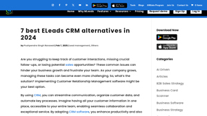 Screenshot of 7 best ELeads CRM alternatives in 2024 - MLeads