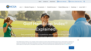 Screenshot of Golf Handicap Index® Explained | Handicap 101 - NCGA
