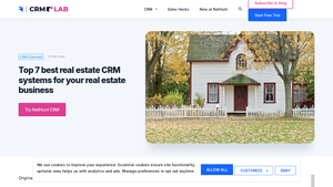 Screenshot of Top 7 best real estate CRM systems